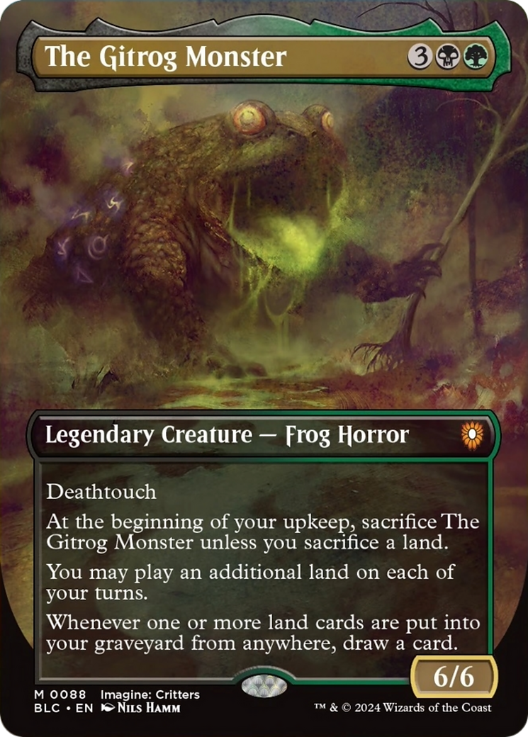 The Gitrog Monster (Borderless) [Bloomburrow Commander] | Odin's Place