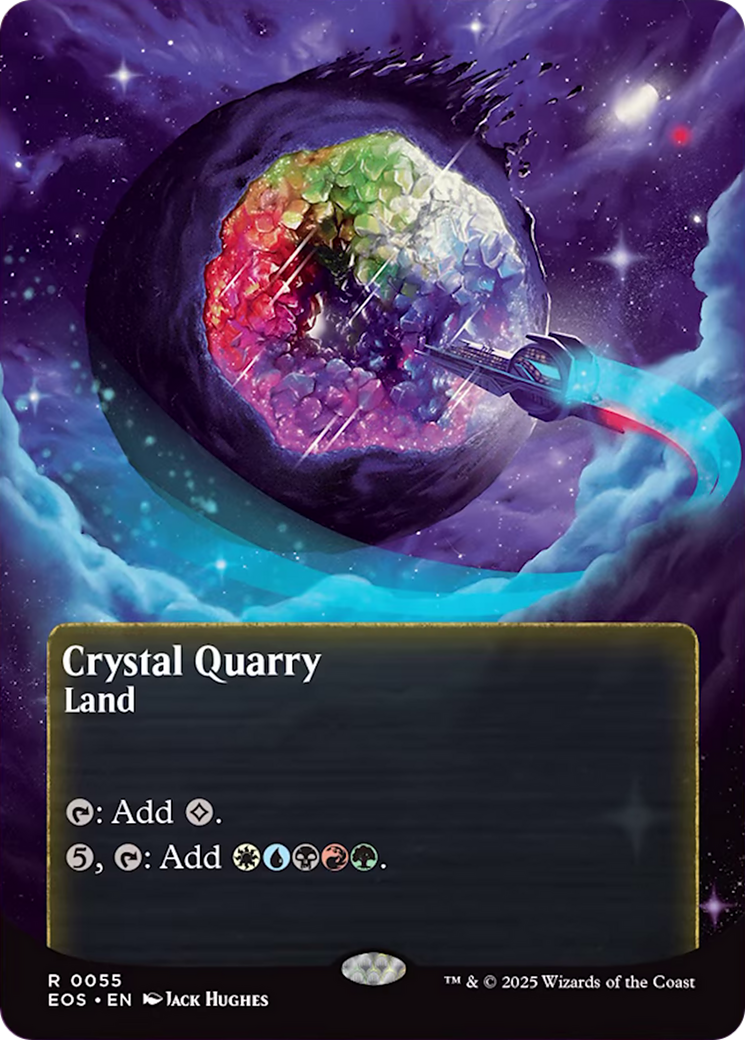 Crystal Quarry (0055) (Borderless) [Edge of Eternities: Stellar Sights] | Odin's Place