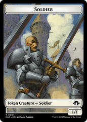 Eldrazi Spawn // Soldier Double-Sided Token [Modern Horizons 3 Tokens] | Odin's Place