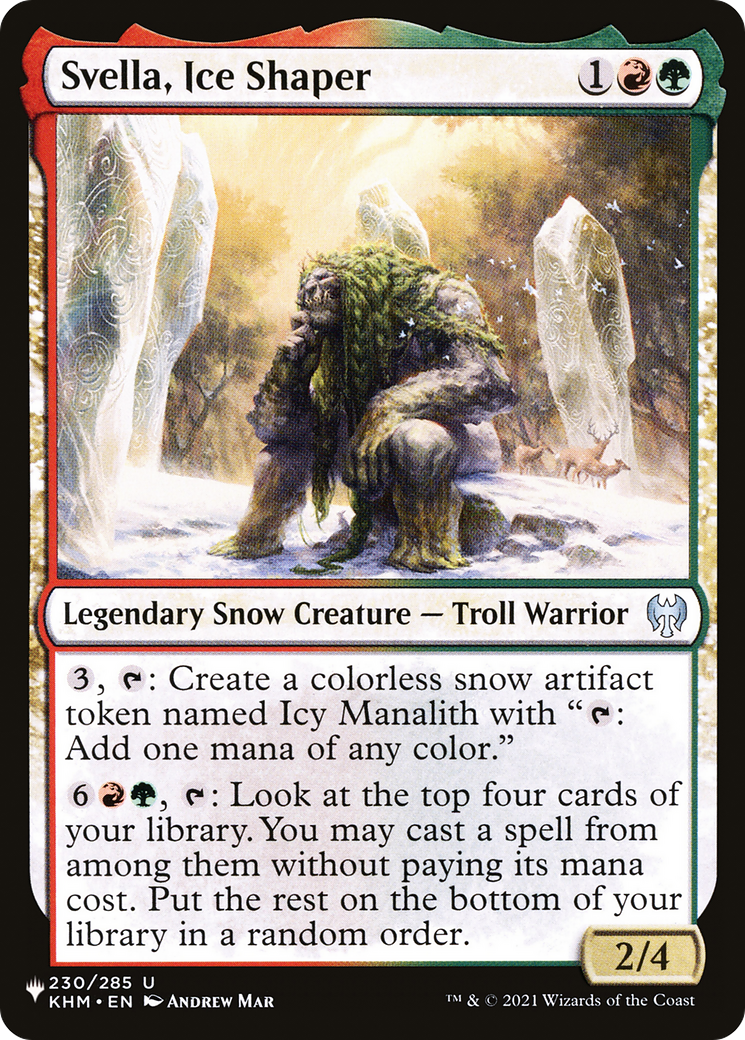 Svella, Ice Shaper [The List] | Odin's Place
