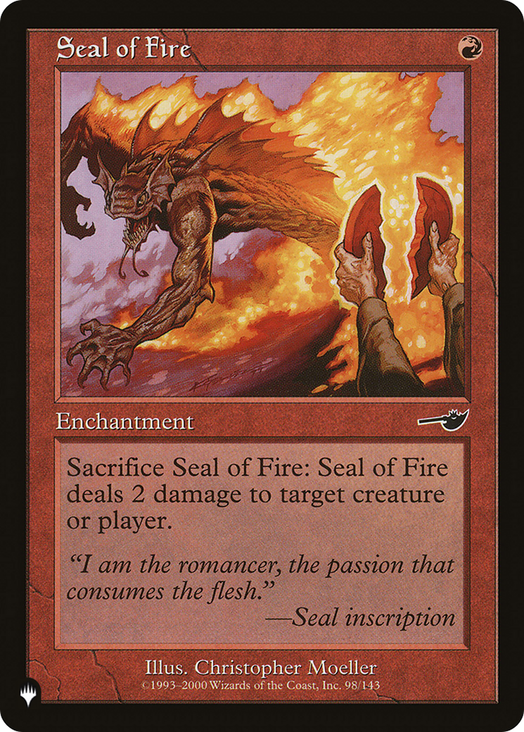 Seal of Fire [The List] | Odin's Place