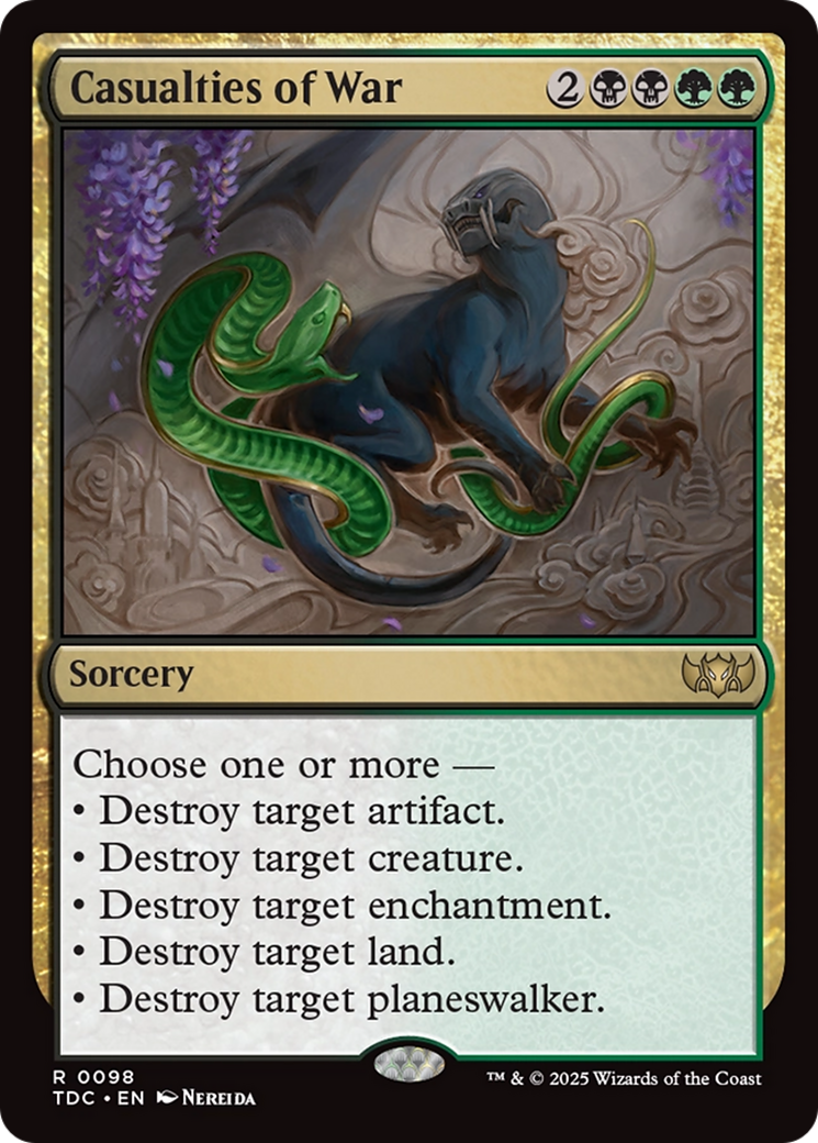 Casualties of War [Tarkir: Dragonstorm Commander] | Odin's Place