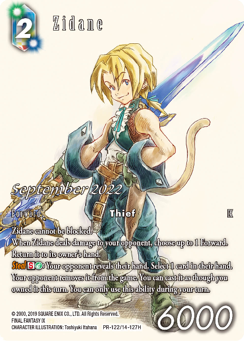 Zidane (Full Art) (September 2022) [Opus XIV Promo Cards] | Odin's Place