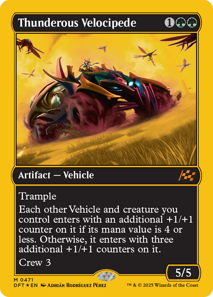Thunderous Velocipede (First-Place Foil) [Aetherdrift] | Odin's Place