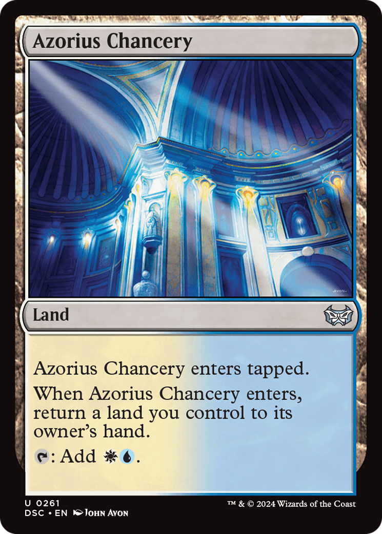 Azorius Chancery [Duskmourn: House of Horror Commander] | Odin's Place