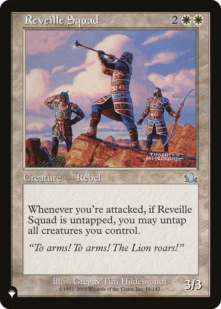 Reveille Squad [The List] | Odin's Place