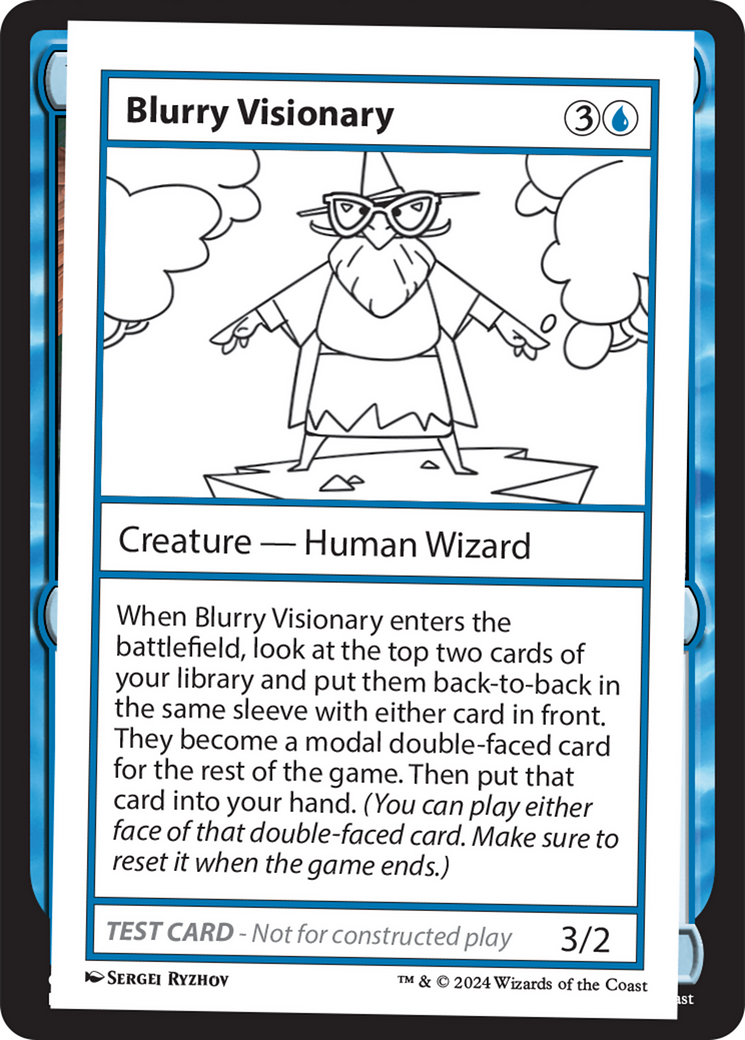 Blurry Visionary [Mystery Booster 2 Playtest Cards] | Odin's Place