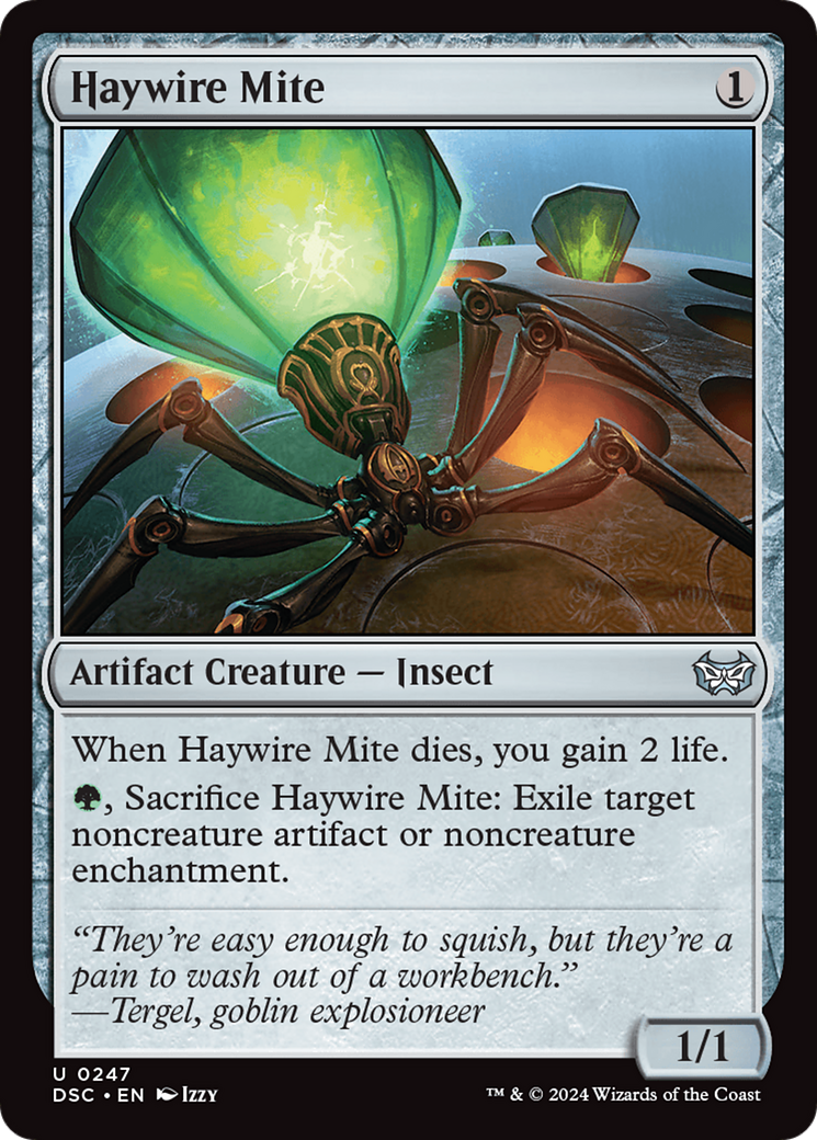 Haywire Mite [Duskmourn: House of Horror Commander] | Odin's Place