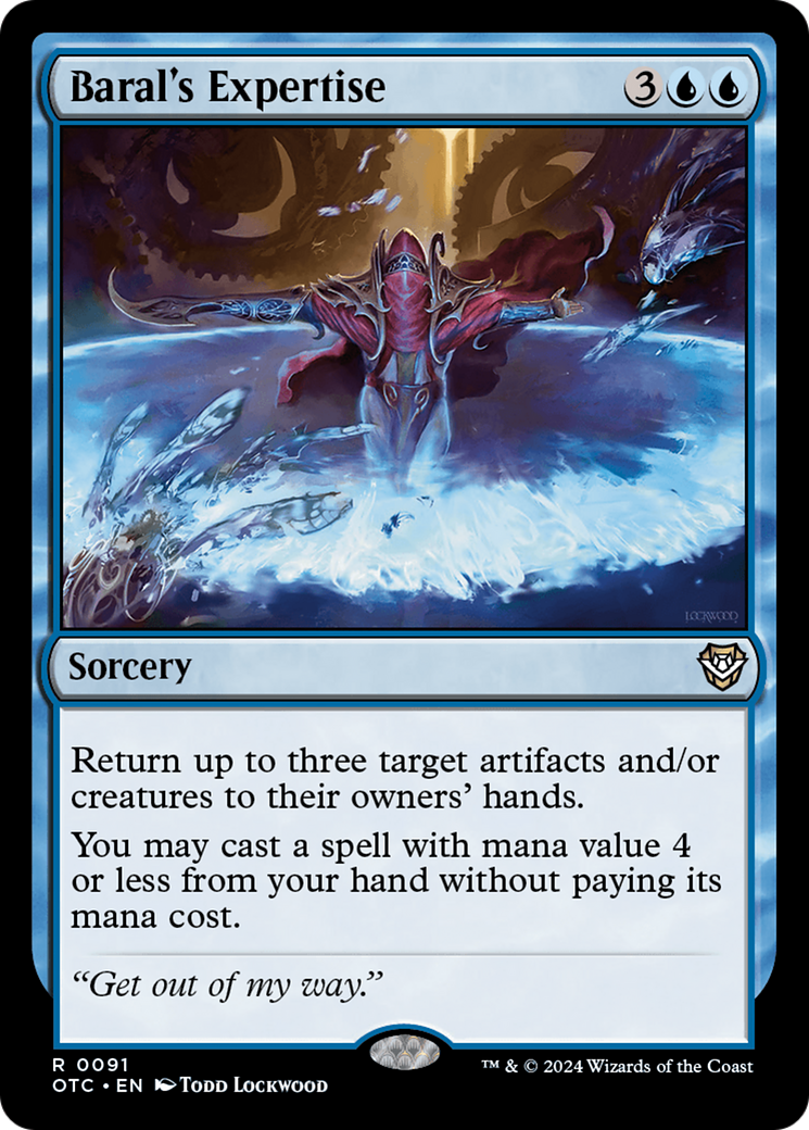 Baral's Expertise [Outlaws of Thunder Junction Commander] | Odin's Place