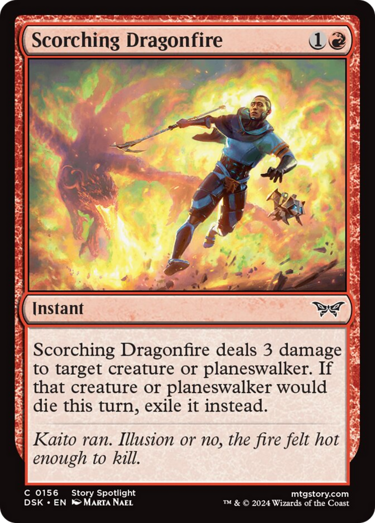 Scorching Dragonfire [Duskmourn: House of Horror] | Odin's Place