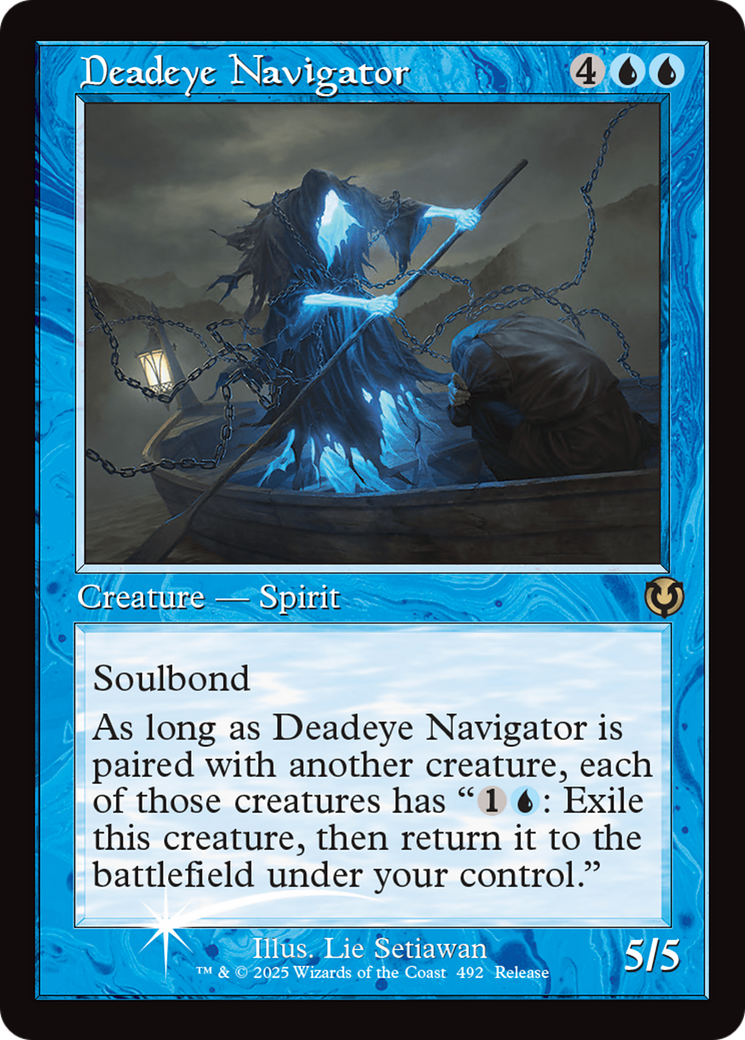 Deadeye Navigator (Retro Frame) [Innistrad Remastered Promos] | Odin's Place