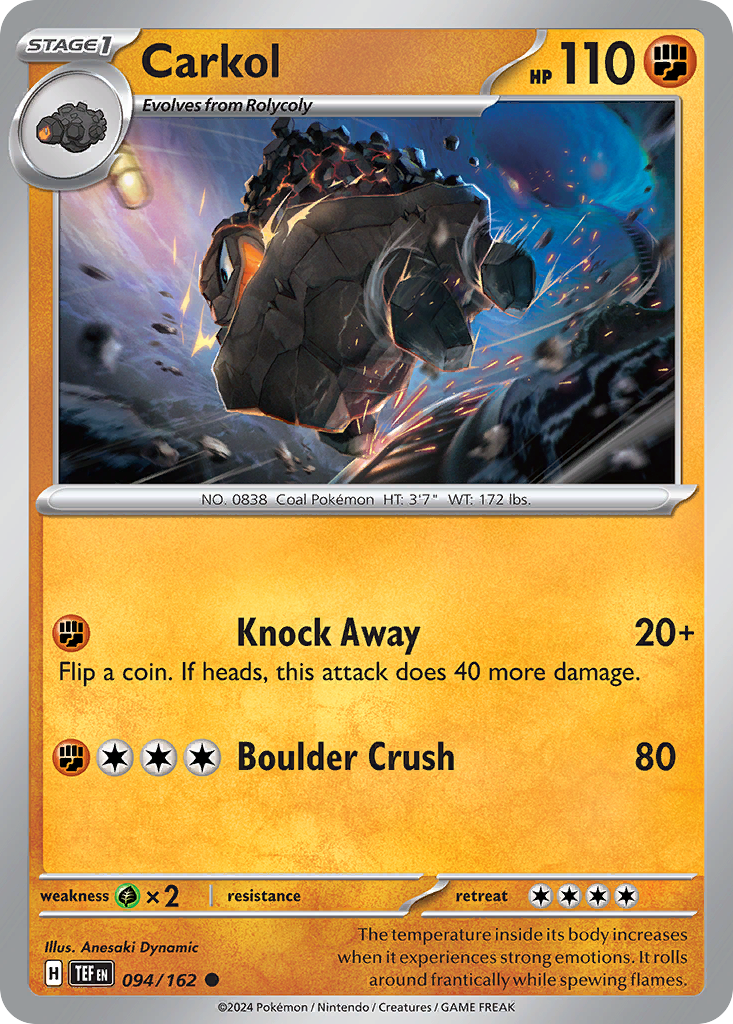 Carkol (094/162) [Scarlet & Violet: Temporal Forces] | Odin's Place
