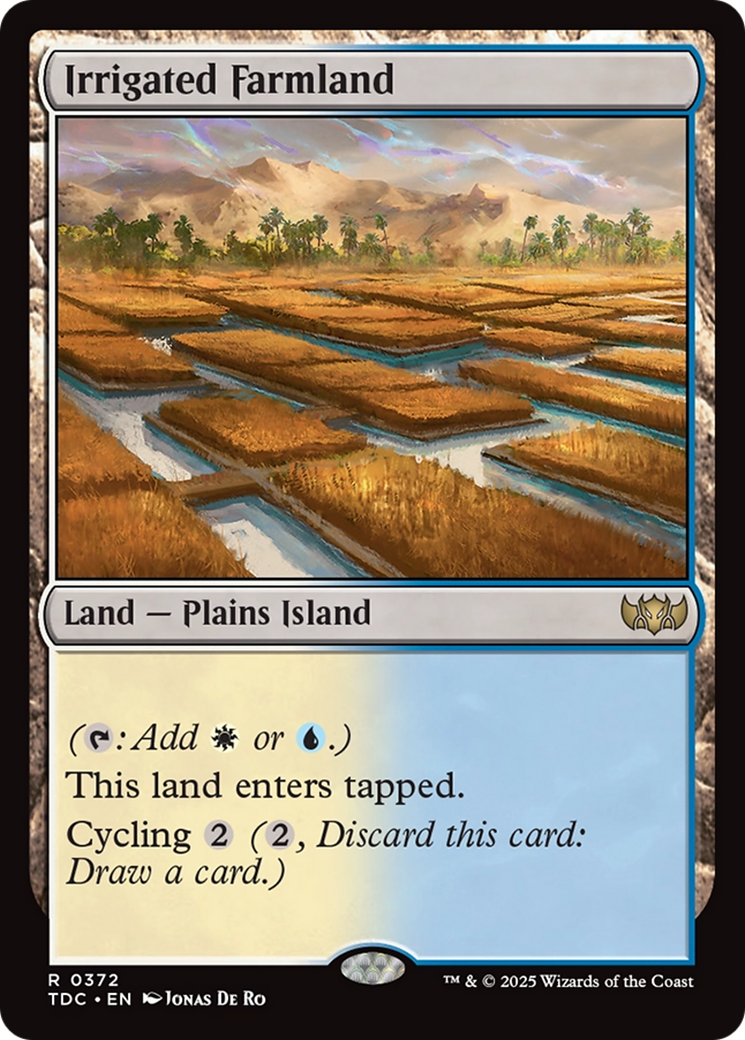 Irrigated Farmland [Tarkir: Dragonstorm Commander] | Odin's Place