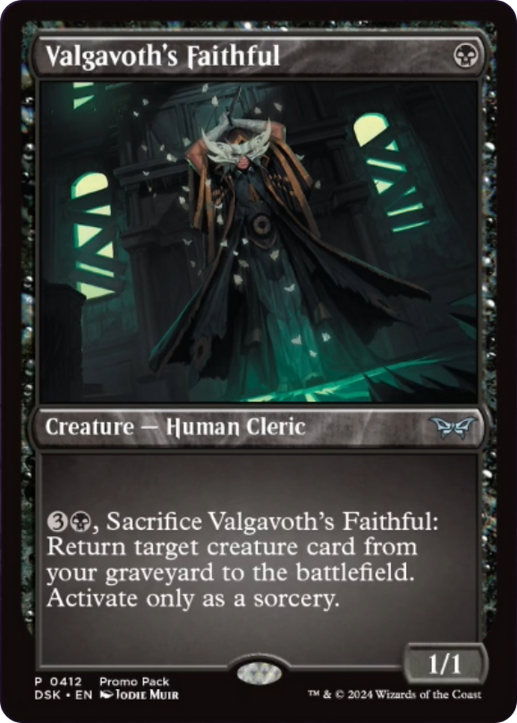 Valgavoth's Faithful (Promo Pack) [Duskmourn: House of Horror Promos] | Odin's Place
