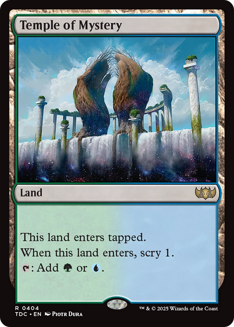 Temple of Mystery [Tarkir: Dragonstorm Commander] | Odin's Place