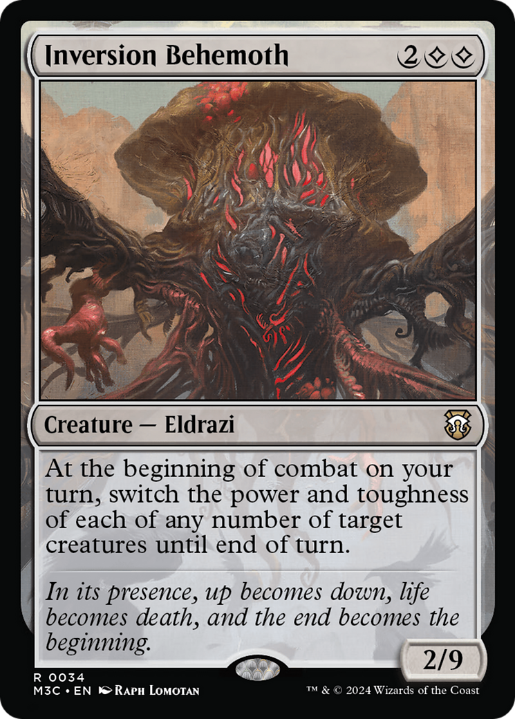 Inversion Behemoth (Ripple Foil) [Modern Horizons 3 Commander] | Odin's Place