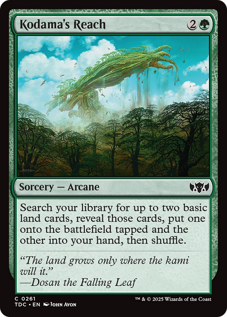 Kodama's Reach [Tarkir: Dragonstorm Commander] | Odin's Place