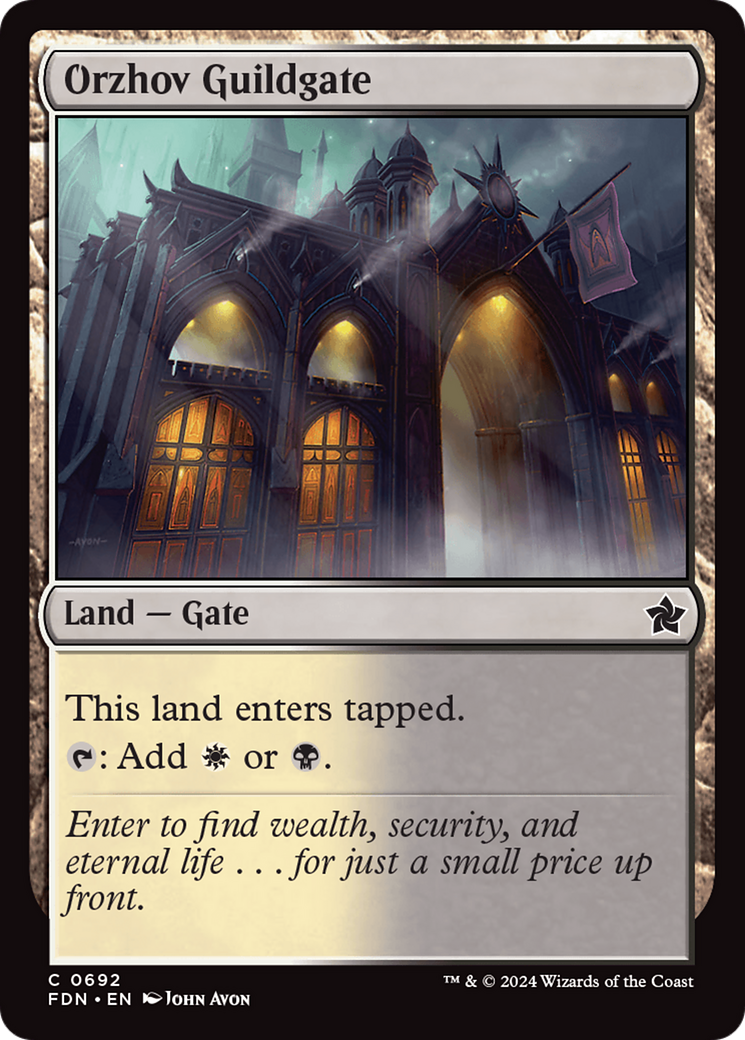 Orzhov Guildgate [Foundations] | Odin's Place