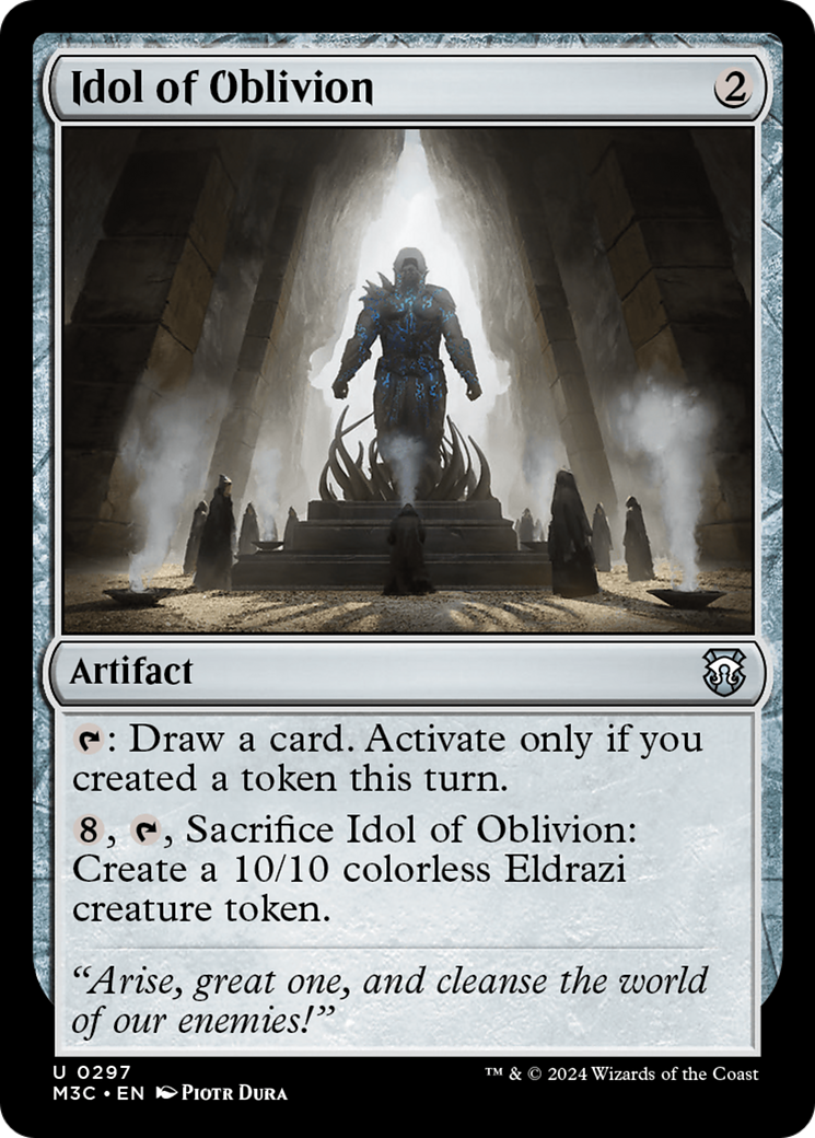 Idol of Oblivion (Ripple Foil) [Modern Horizons 3 Commander] | Odin's Place