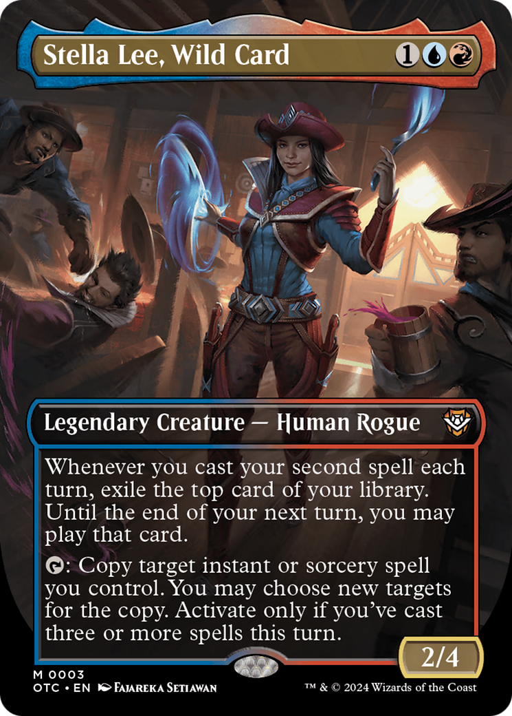 Stella Lee, Wild Card (Borderless) [Outlaws of Thunder Junction Commander] | Odin's Place