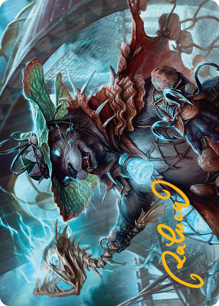 Tempest Angler Art Card (Gold-Stamped Signature) [Bloomburrow Art Series] | Odin's Place