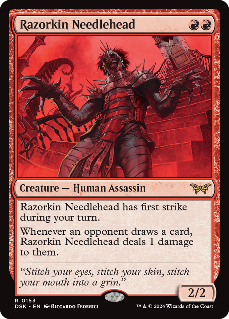 Razorkin Needlehead [Duskmourn: House of Horror] | Odin's Place
