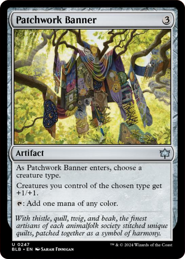Patchwork Banner [Bloomburrow] | Odin's Place