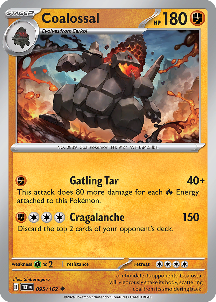 Coalossal (095/162) [Scarlet & Violet: Temporal Forces] | Odin's Place