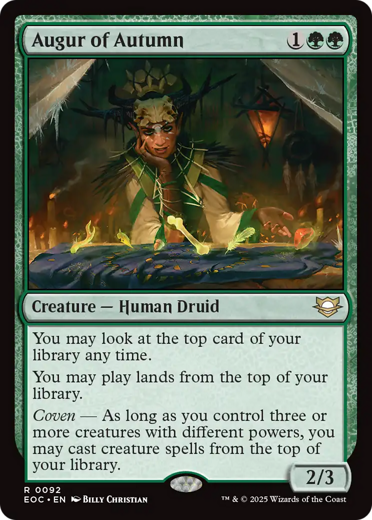 Augur of Autumn [Edge of Eternities Commander] | Odin's Place