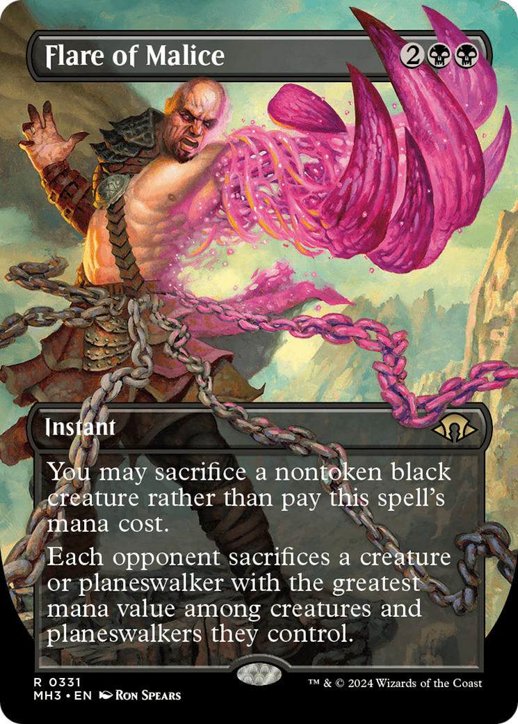 Flare of Malice (Borderless) [Modern Horizons 3] | Odin's Place
