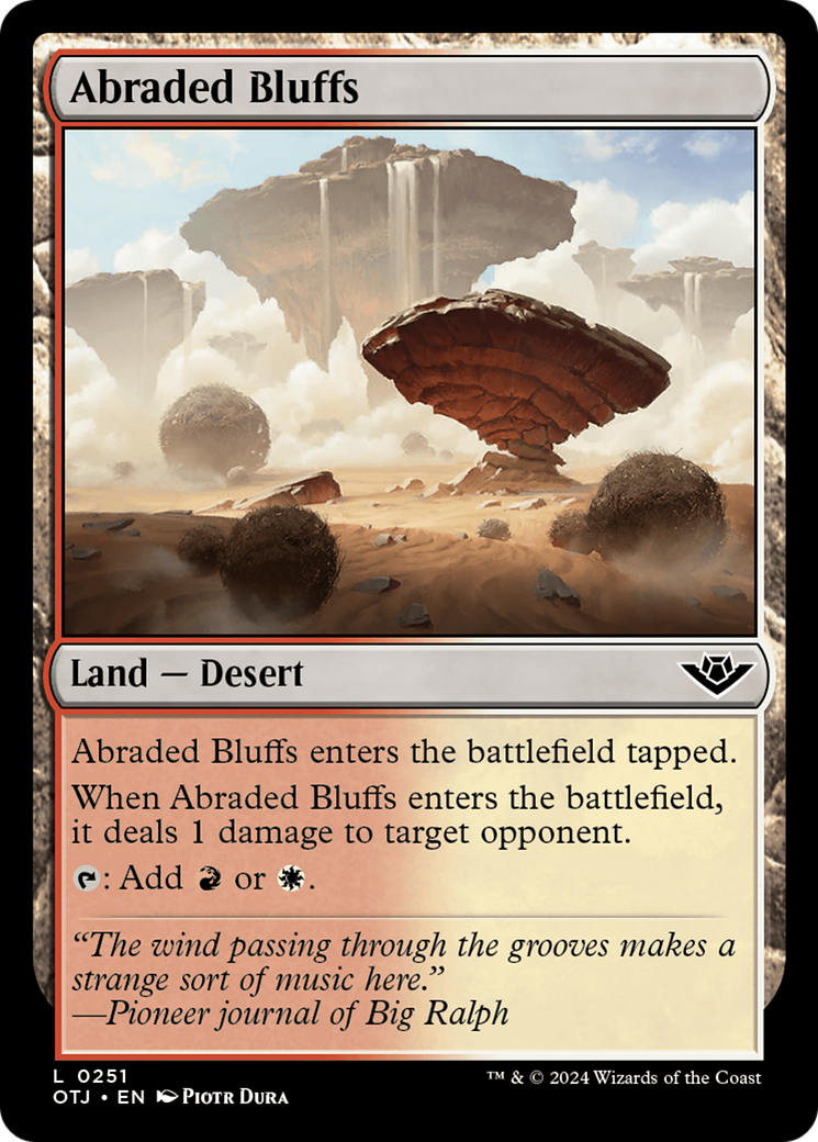 Abraded Bluffs [Outlaws of Thunder Junction] | Odin's Place