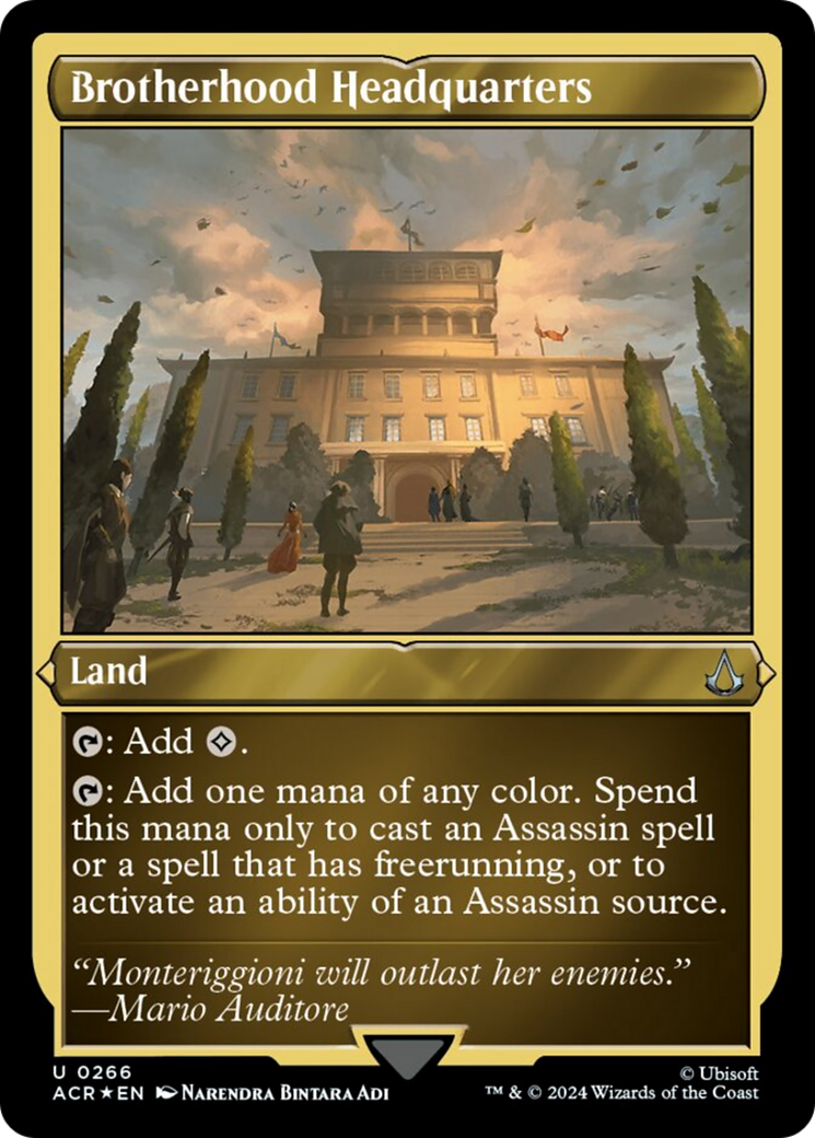 Brotherhood Headquarters (Foil Etched) [Assassin's Creed] | Odin's Place