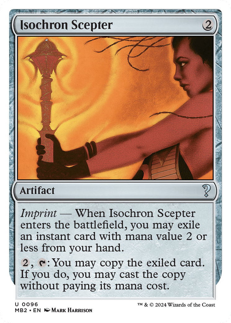 Isochron Scepter (White Border) [Mystery Booster 2] | Odin's Place