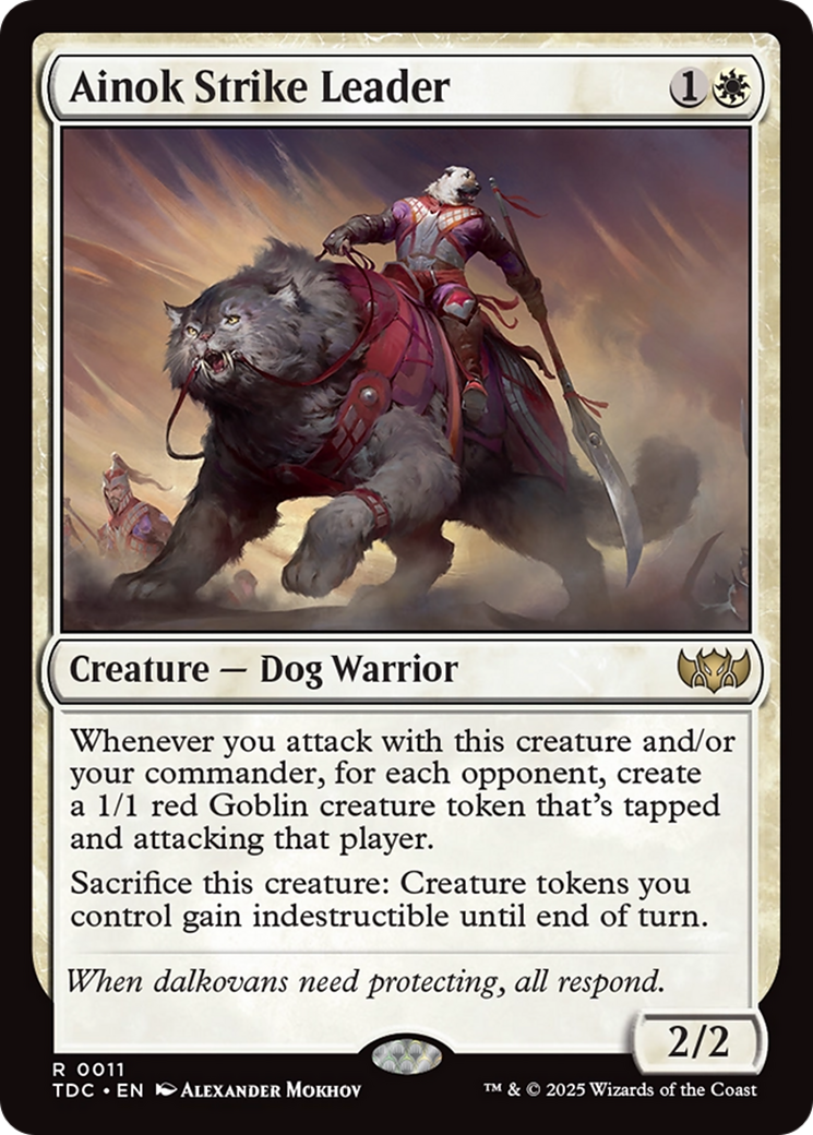 Ainok Strike Leader [Tarkir: Dragonstorm Commander] | Odin's Place