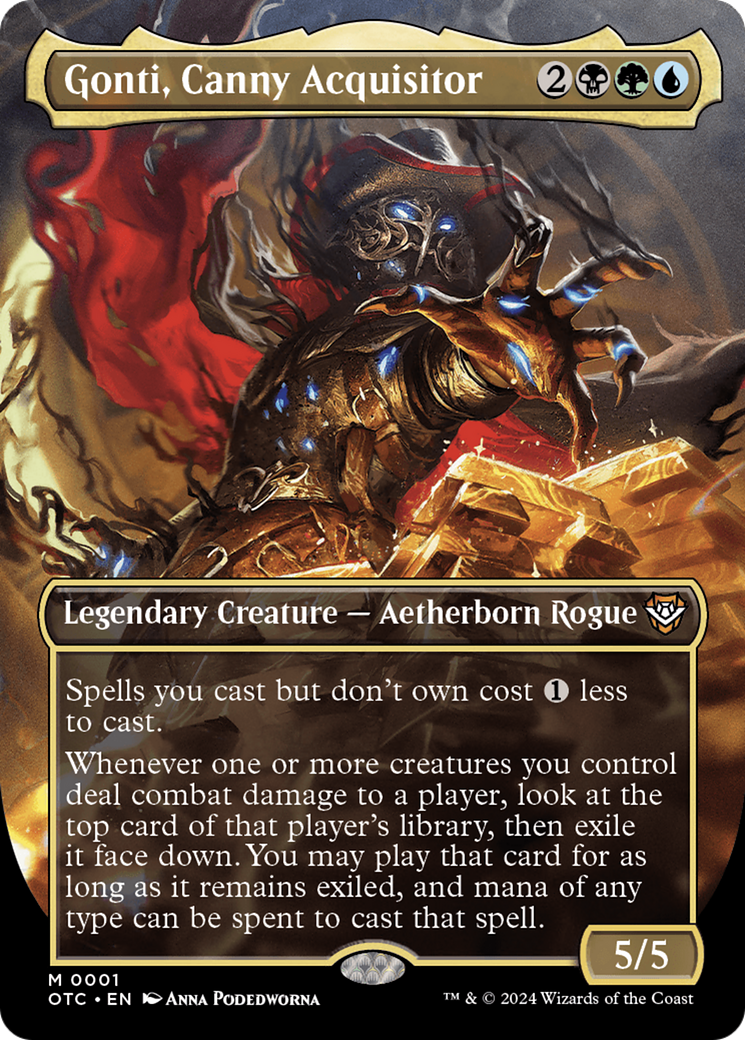 Gonti, Canny Acquisitor (Borderless) [Outlaws of Thunder Junction Commander] | Odin's Place