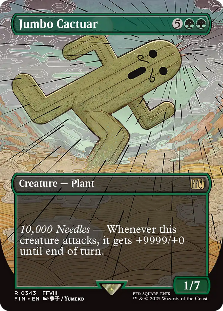 Jumbo Cactuar (Borderless) [FINAL FANTASY] | Odin's Place