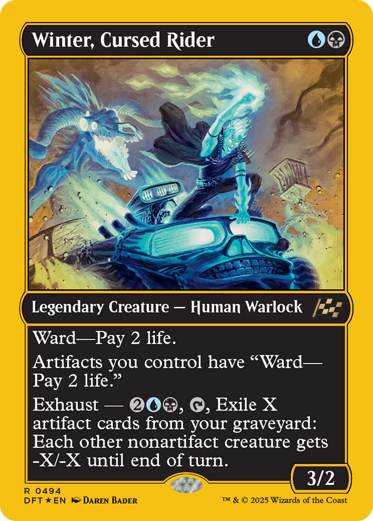 Winter, Cursed Rider (First-Place Foil) [Aetherdrift] | Odin's Place