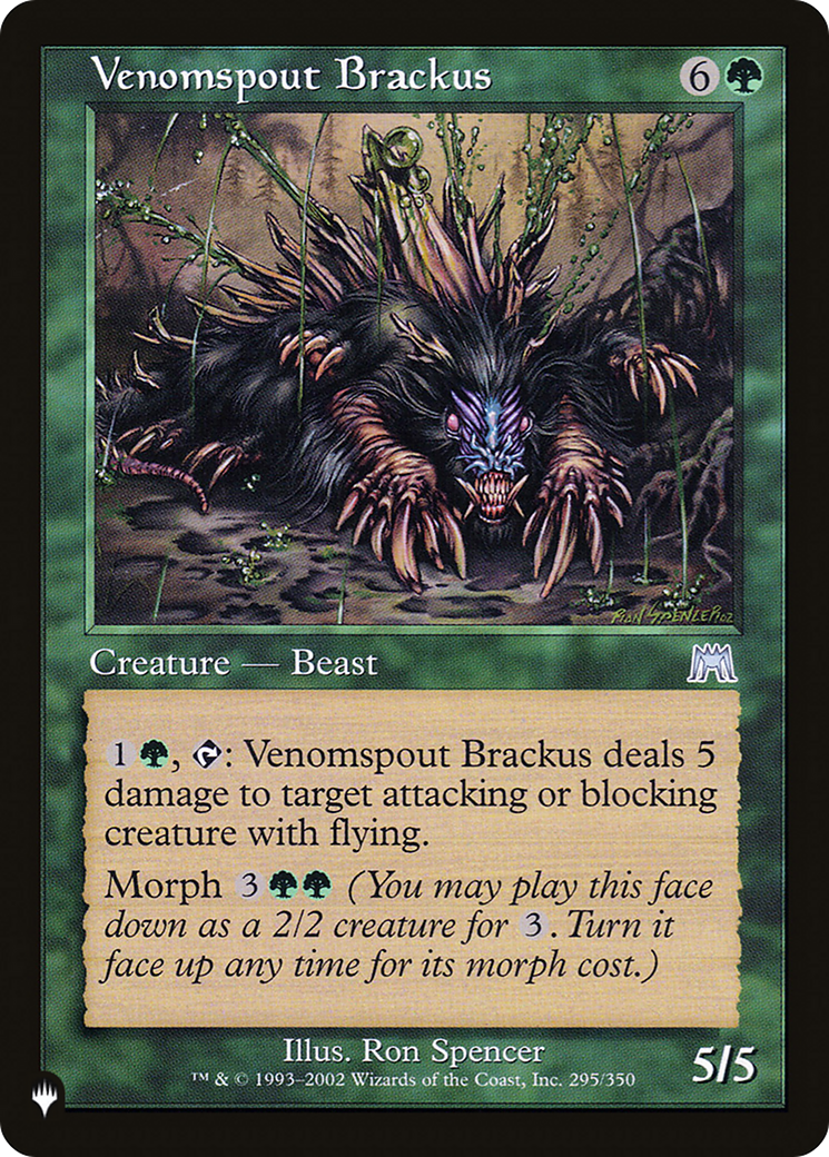 Venomspout Brackus [The List] | Odin's Place