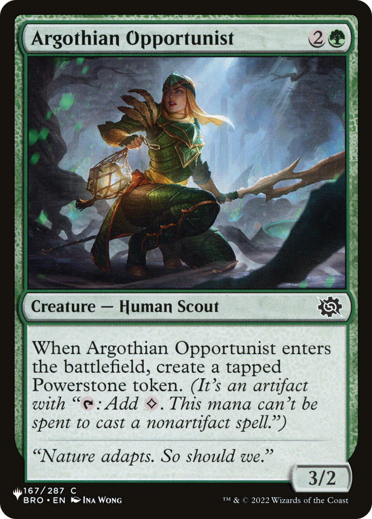 Argothian Opportunist [The List] | Odin's Place