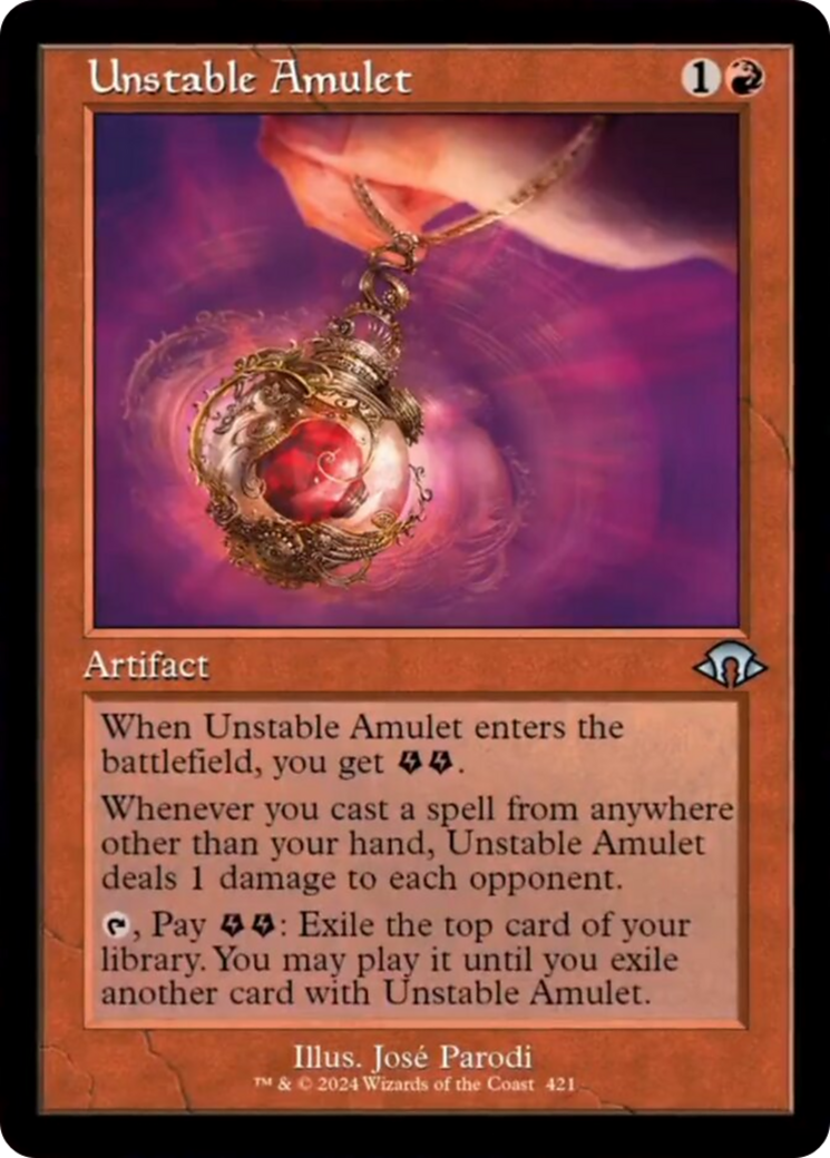 Unstable Amulet (Retro) [Modern Horizons 3] | Odin's Place