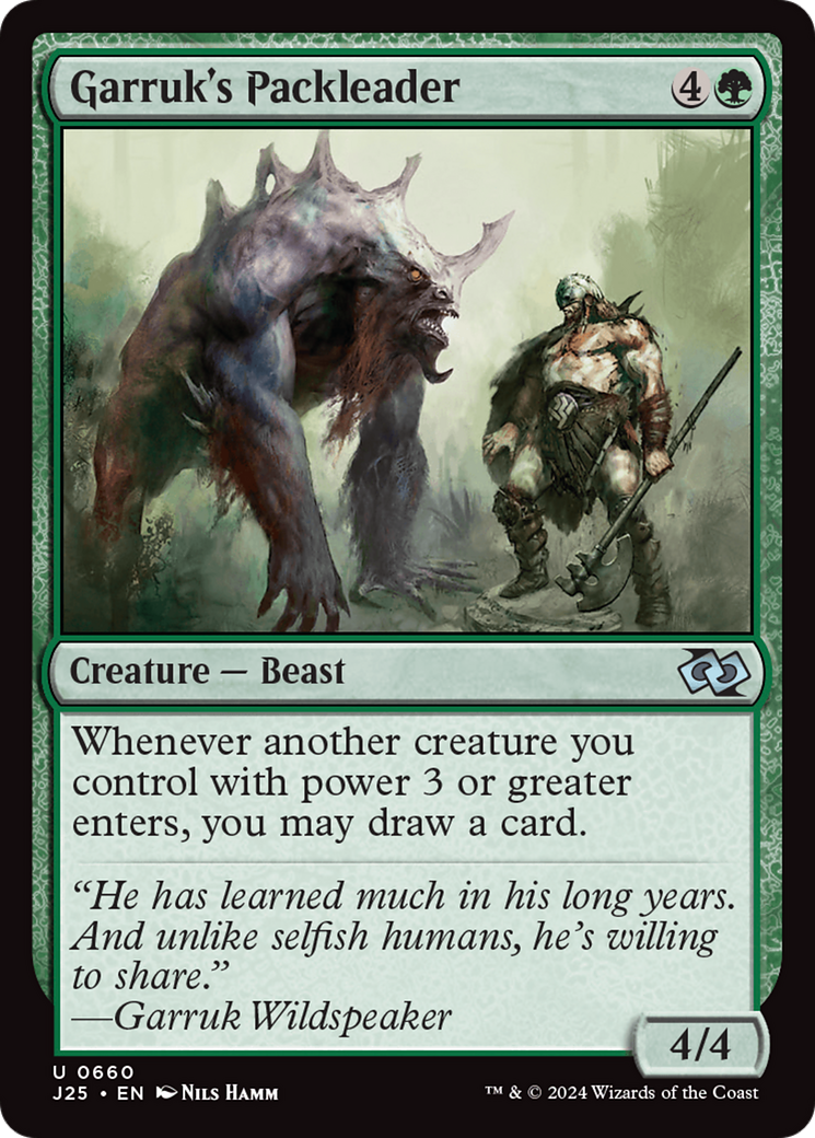 Garruk's Packleader [Foundations Jumpstart] | Odin's Place