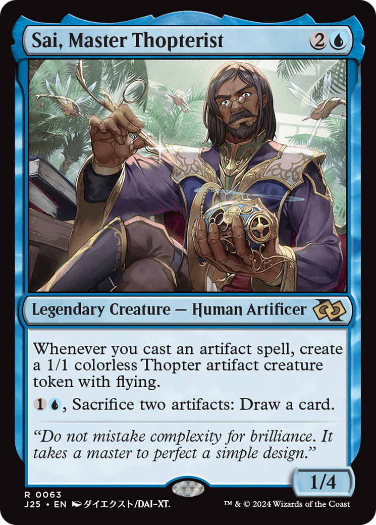 Sai, Master Thopterist (Anime) [Foundations Jumpstart] | Odin's Place