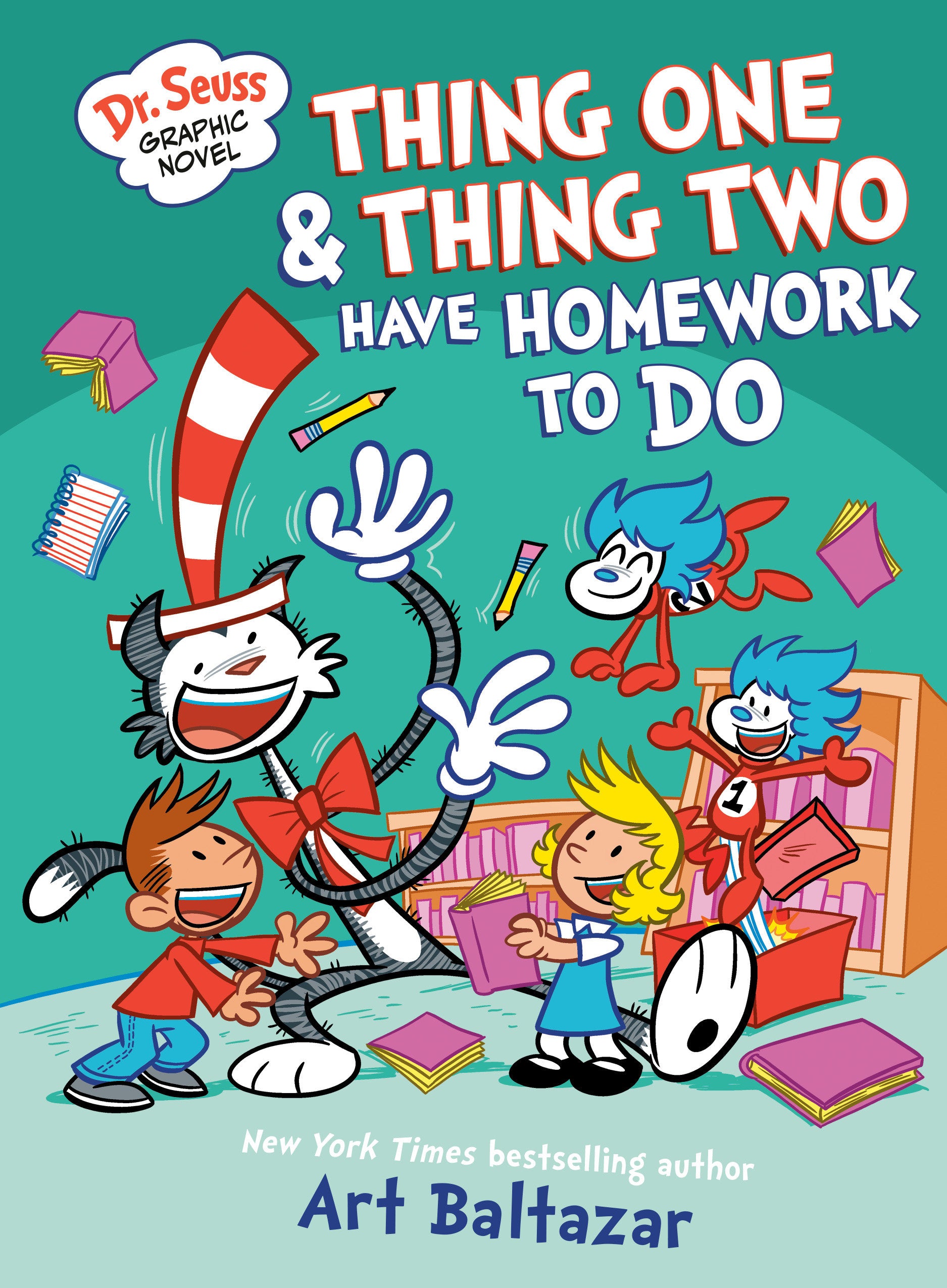 Dr. Seuss Graphic Novel: Thing One And Thing Two Have Homework To Do | Odin's Place