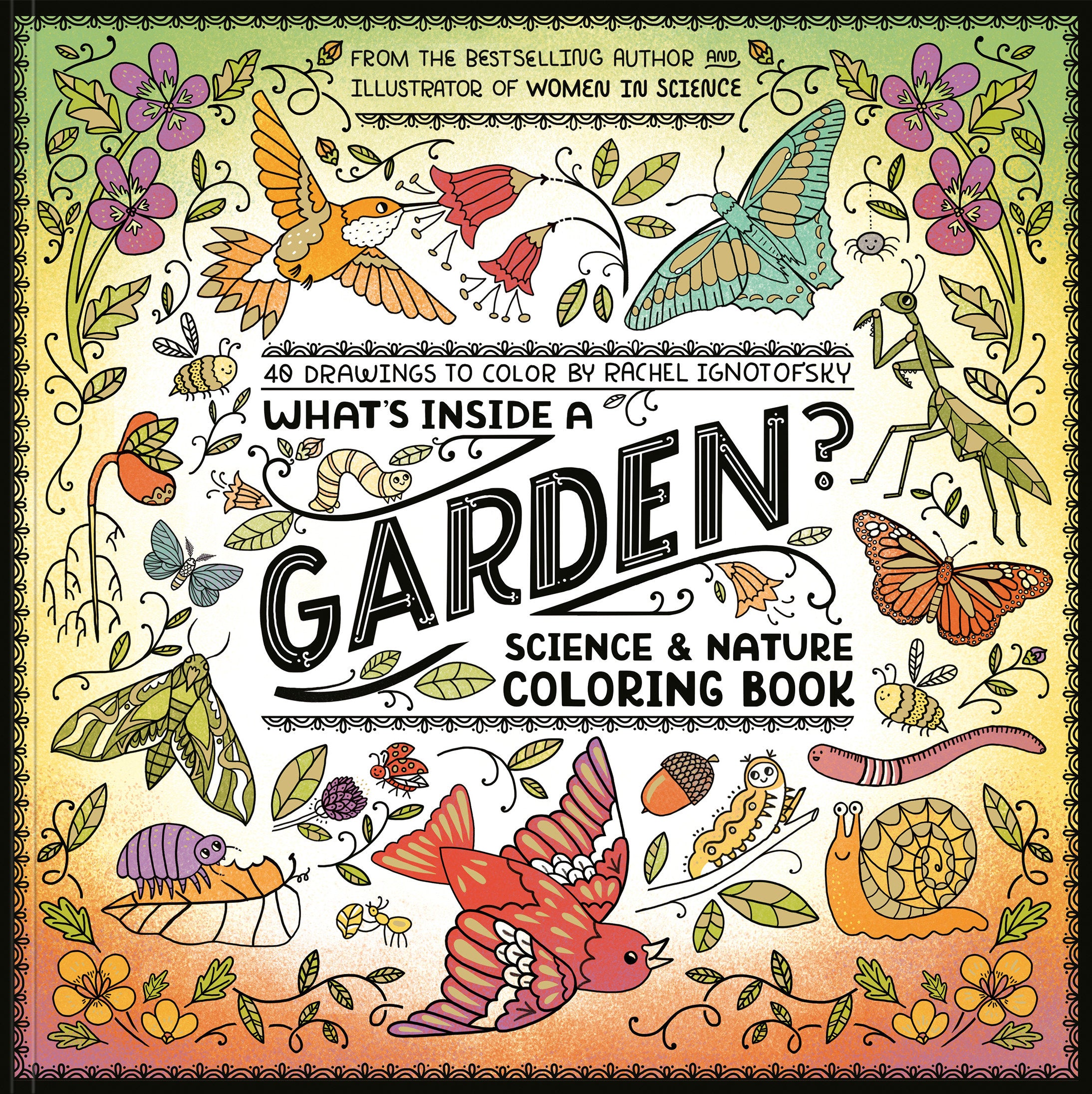 What'S Inside A Garden?: Science And Nature Coloring Book | Odin's Place