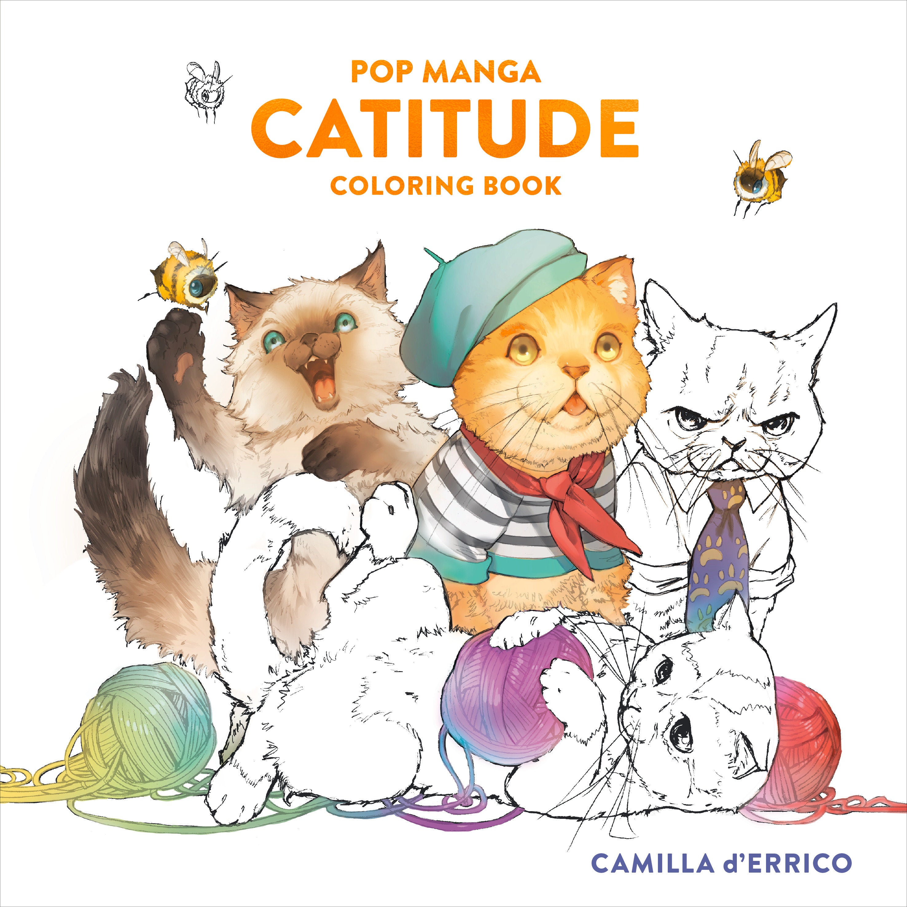 Pop Manga Catitude Coloring Book | Odin's Place