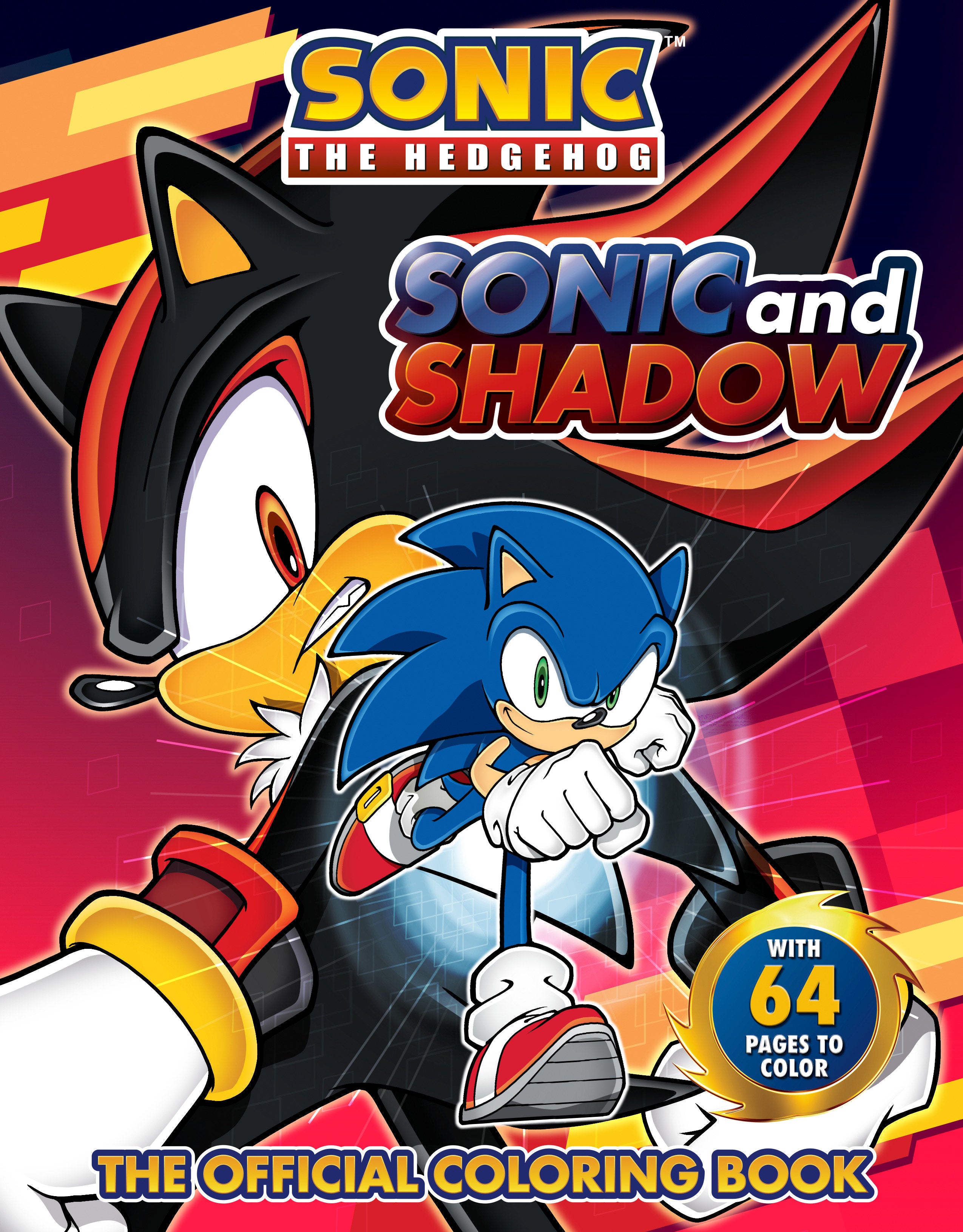 Sonic And Shadow: The Official Coloring Book | Odin's Place