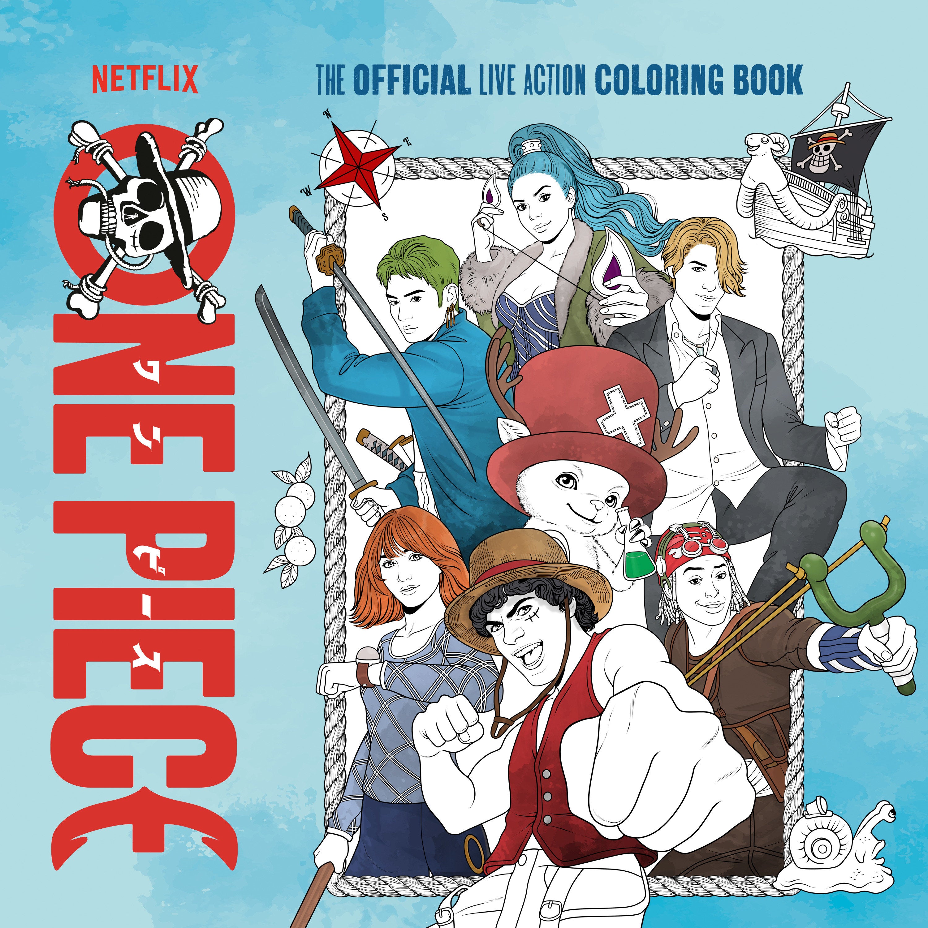 One Piece: The Official Live Action Coloring Book | Odin's Place