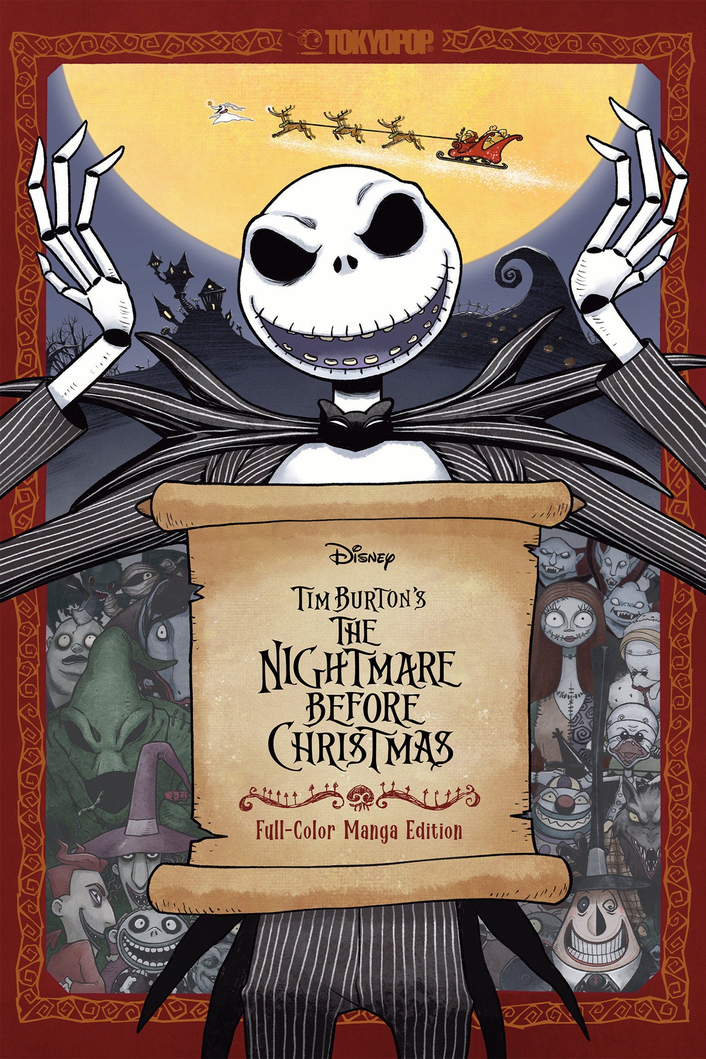 Disney Tim Burton'S The Nightmare Before Christmas Full-Color Manga Edition | Odin's Place