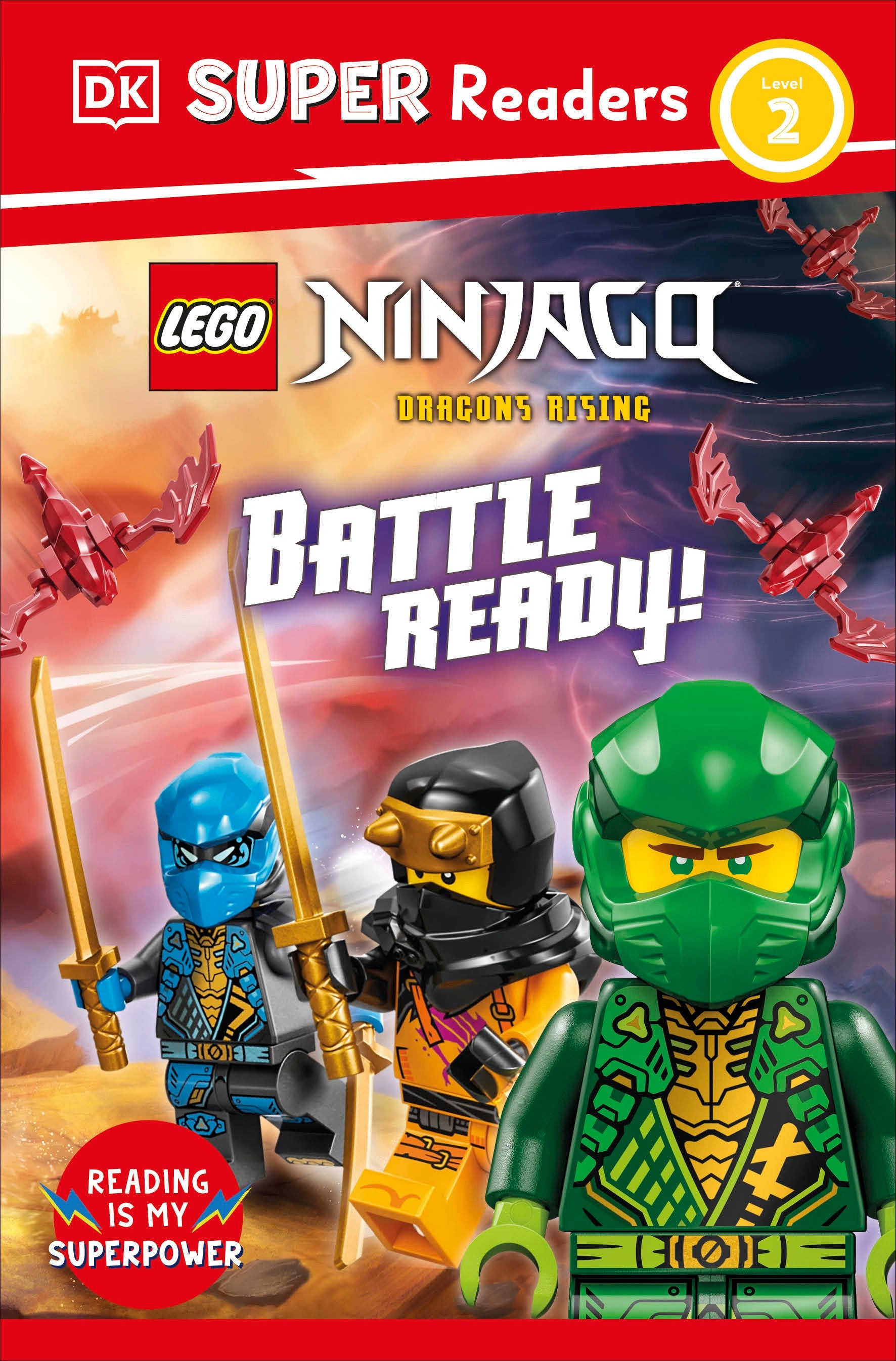 Dk Super Readers Level 2 Lego Ninjago Dragons Rising Battle Ready! | Odin's Place