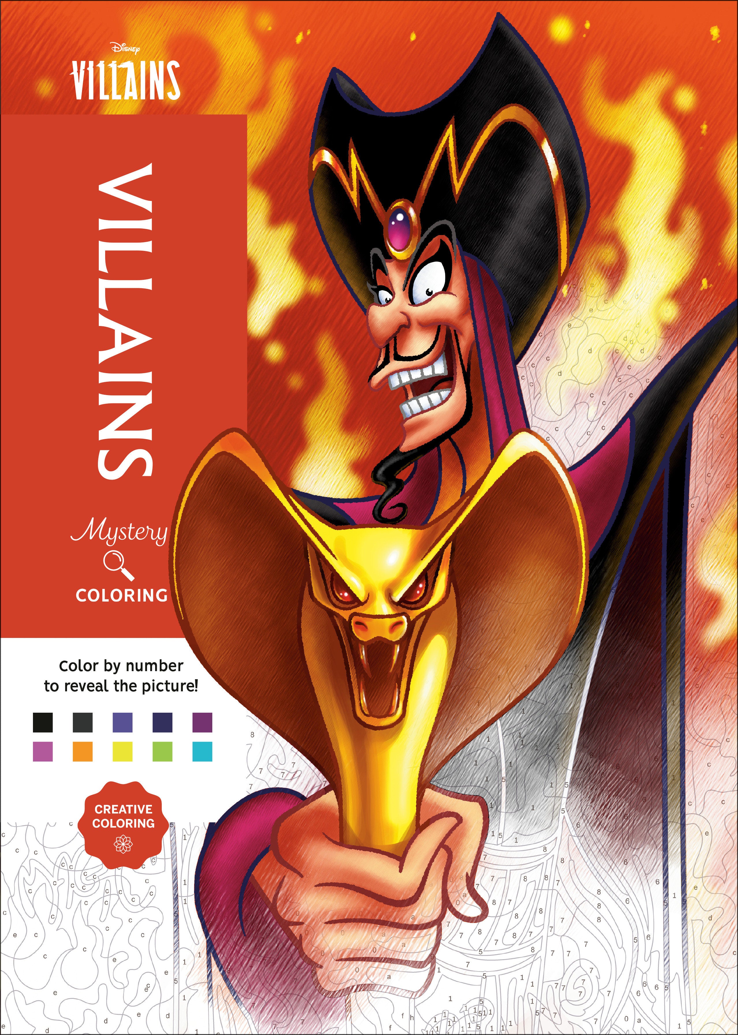 Disney Mystery Coloring: Disney Villains | Odin's Place